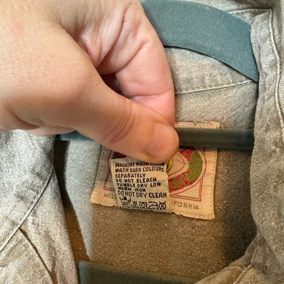 Vintage 1980s Banana Republic Khaki Jumpsuit Coveralls Size Small - Picture 4 of 7